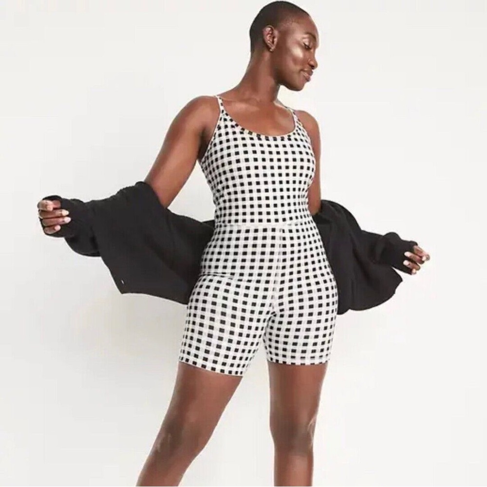 Old Navy Powerchill Gingham Onesie
